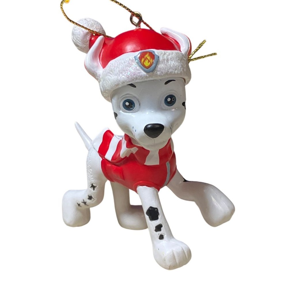 Spin Master Paw Patrol Marshall with Santa Hat Christmas Ornament